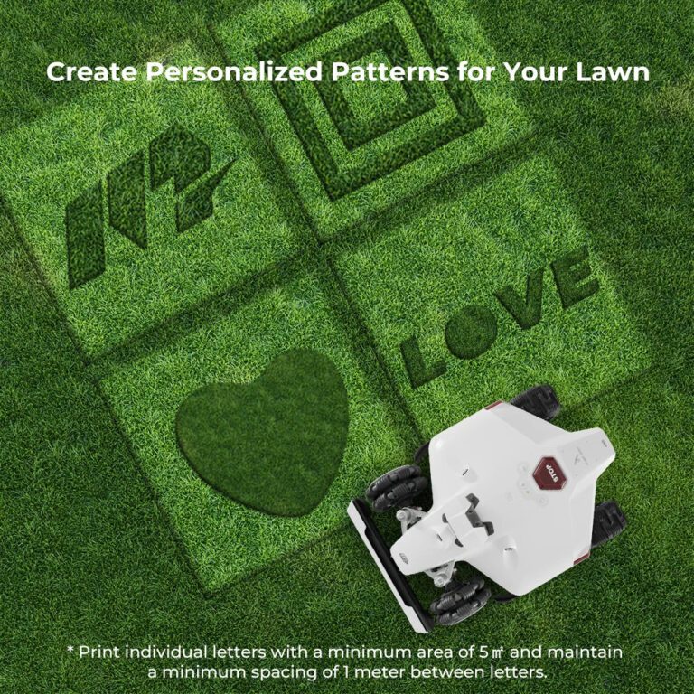 LUBA 2 AWD 10000 Perimeter Wire Free Robot Lawn Mower RoboLawn